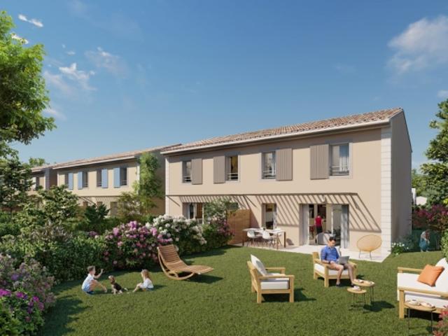 MAISON 4P DE 90M² AVEC JARDIN ET STATIONNEMENT DANS UNE BELLE RESIDENCE