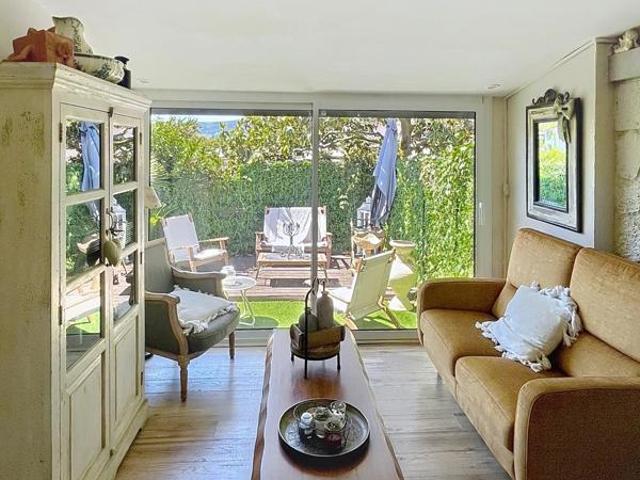 Maison, 52 m² + mezzanine, jardin clos, résidence avec Piscine et Tennis