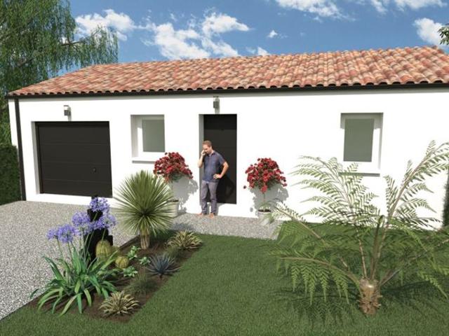 Maison 56.05 m² avec terrain à LEGE 44