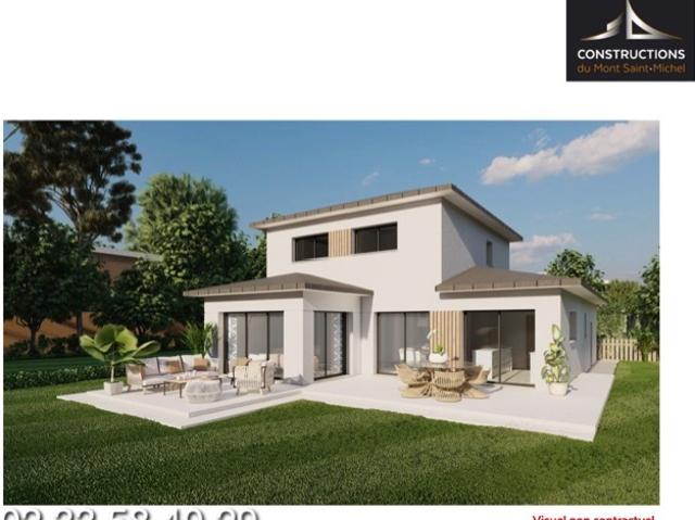 Granville projet maison neuve T6 sur terrain de 512m2
