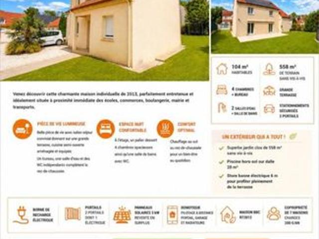 Maison 5 pièces 104 m²