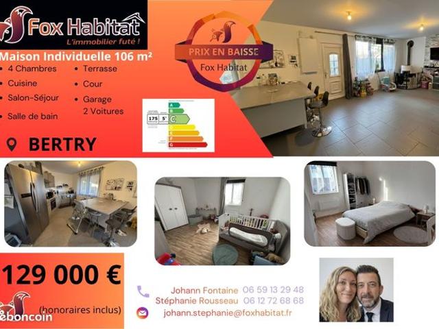 Maison 5 pièces 106 m²