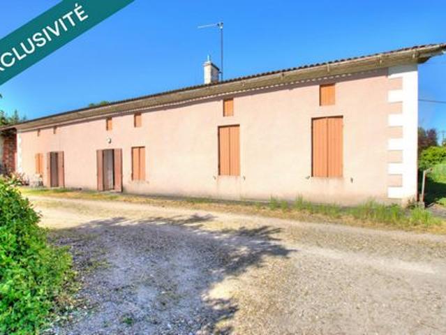 Maison 5 pièces 100m², un chai de 50m², et un hangar de 105m²