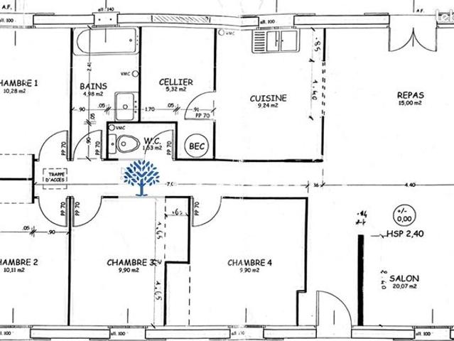 Maison 5 pièces 102 m²