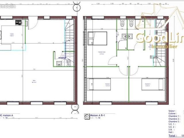 Maison 5 pièces 117 m²