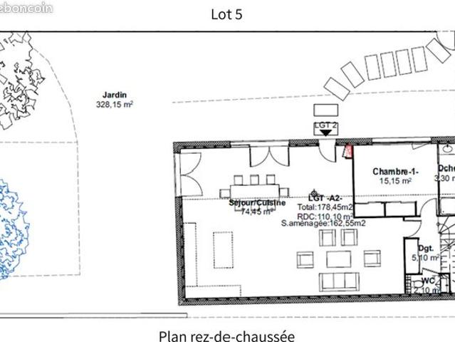 Maison 5 pièces 178 m²