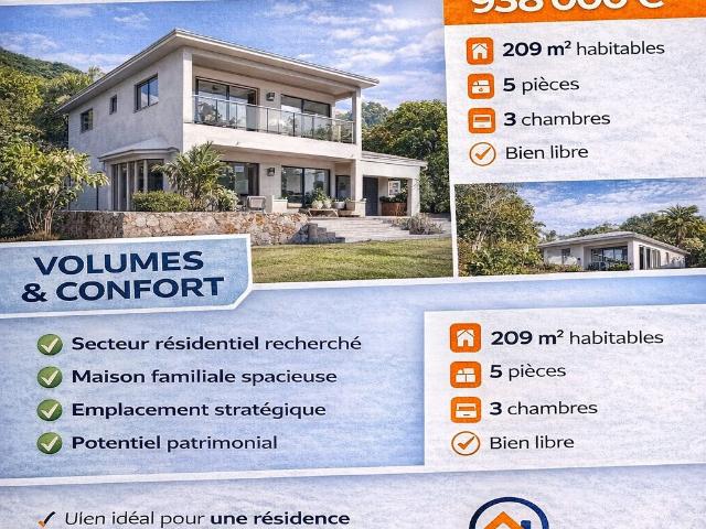 Maison 5 pièces 209 m²