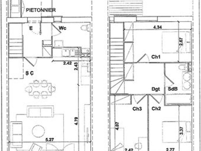 Maison 5 pièces 84 m²