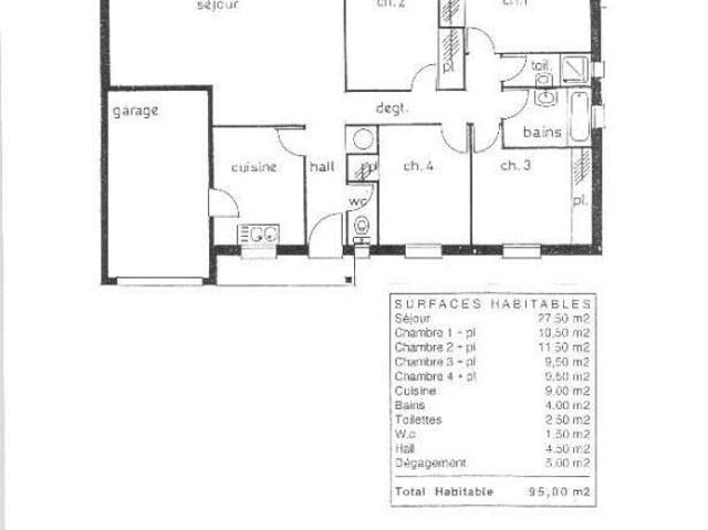 Maison 5 pièces 95 m²