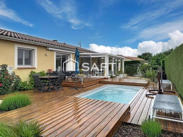 Maison 5 pièces avec garage et piscine