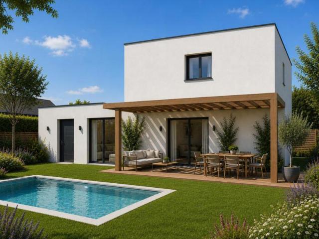 MAISON 5 pièces avec PISCINE et GARAGE !