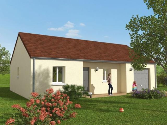Maison 60 m² avec terrain à LES BORDES 89