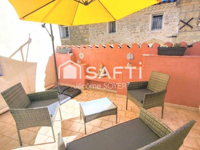 Maison 60m² de village avec terrasse tropezienne