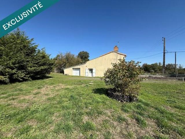 Maison 64m2 habitables, 2 chambres, Terrain 759m2
