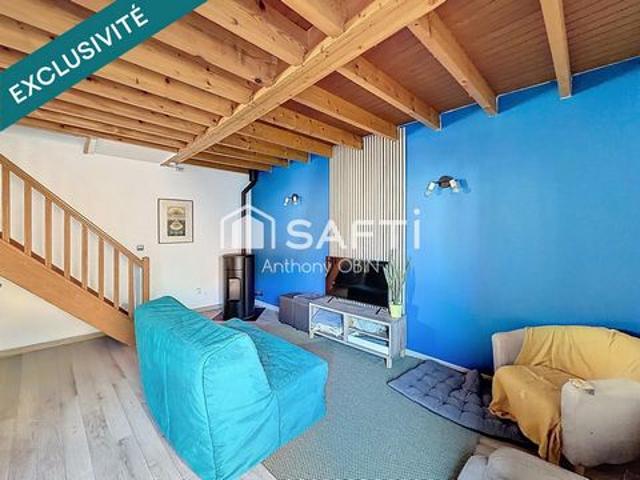 Maison entièrement rénové de 64m², 2 chambres, parking