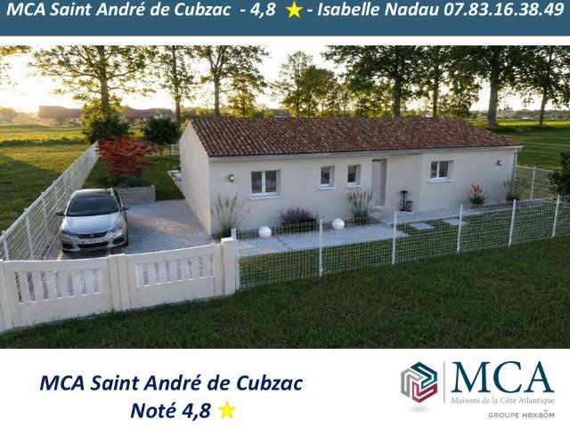 Maison 65 m2 la lande de fronsac
