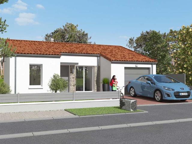 Maison 68 m² 3 pièces + Terrain de304 m² à BREM SUR MER