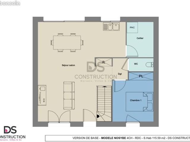 Maison 6 pièces 115 m²