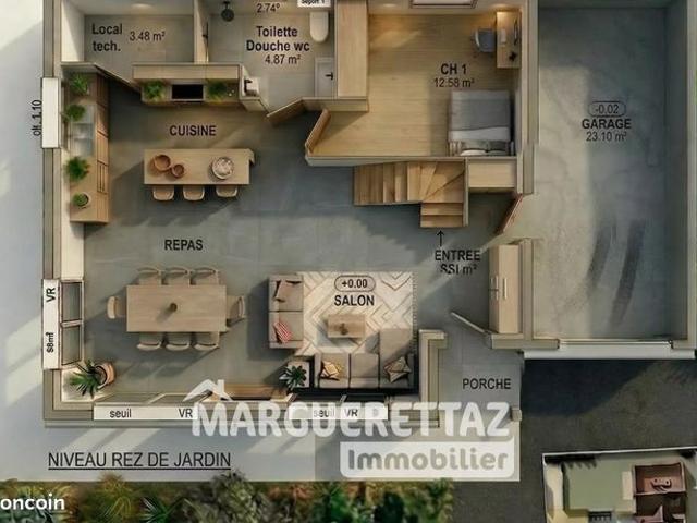 Maison 6 pièces 128 m²