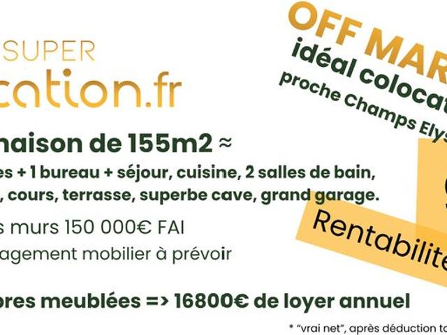 Maison 6 pièces 155 m²