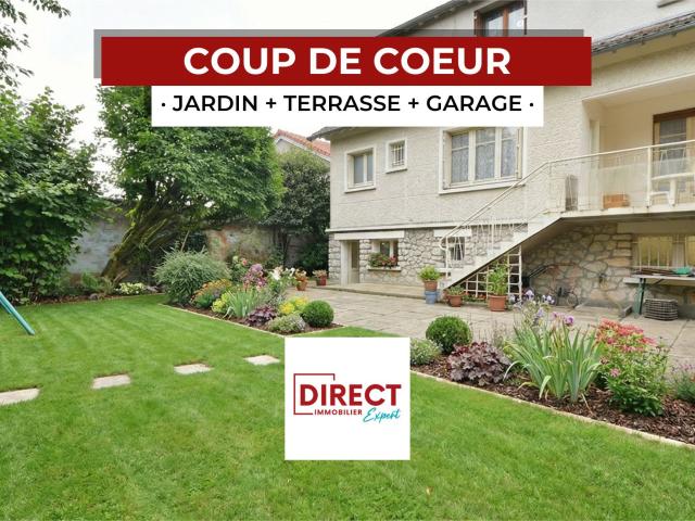 Maison 6 pièces 150 m2 + Jardin 375 m2 + Garage