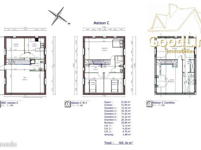 Maison 6 pièces 165 m²