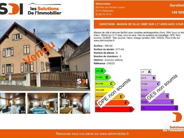 Maison 6 pièces 169 m²