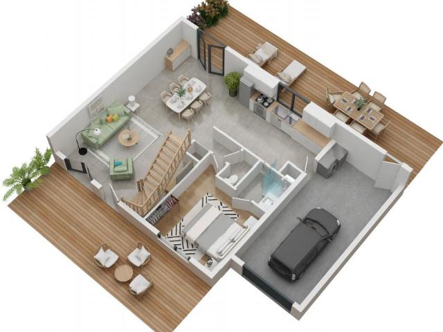 Maison 6 pièces 4 chambres 117 m²