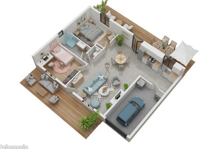 Maison 6 pièces 61 m²