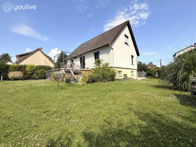 Maison 6 pièces en excellent état, 4 ch, jardin paysager au calme – CANY BARVILLE Prix: 312 000 € HAI