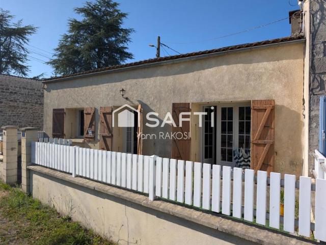 Maison 2 chambres, garage, jardin, a saint savinien