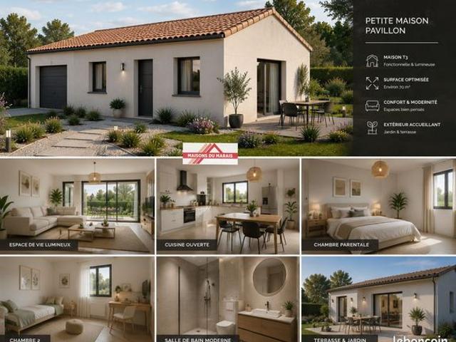 Maison 71 m² avec terrain à SURGERES