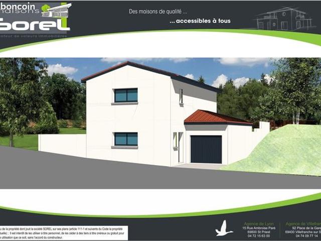 Maison 75.59 m² avec terrain à SEPTEME 38