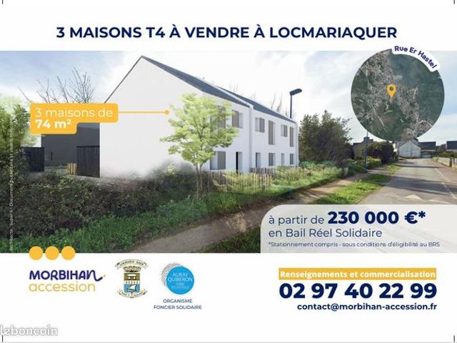 Maison 75 m² Locmariaquer