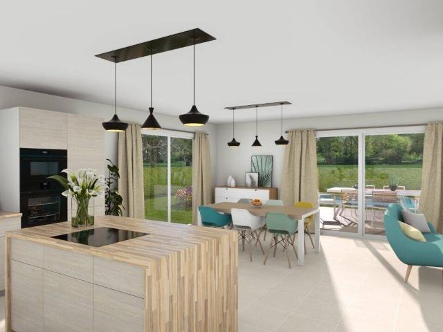 Maison 80m² avec terrain de 602m2 à ARTAS 38