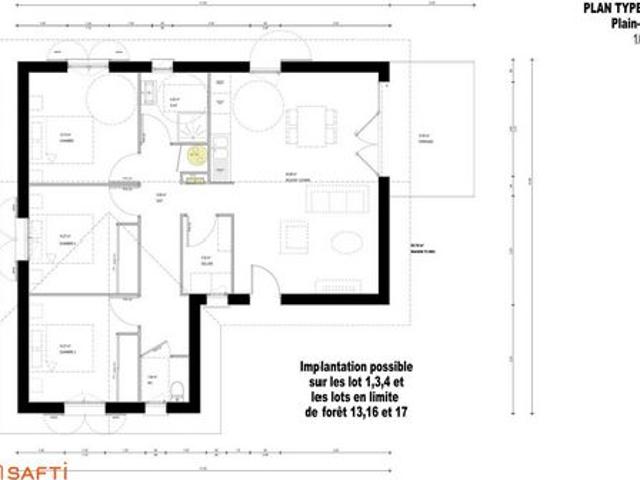 MAISON 80M² PROJET CLE EN MAIN A 10MIN D'OLORON SAINTE MARIE