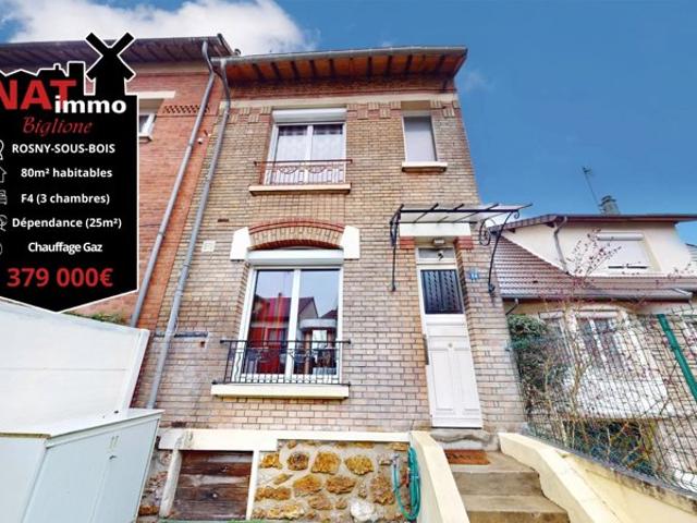 Maison 81 m2 4 pièces