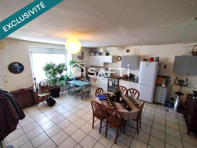MAISON 82 M²+3CHS+BUREAU+COUR