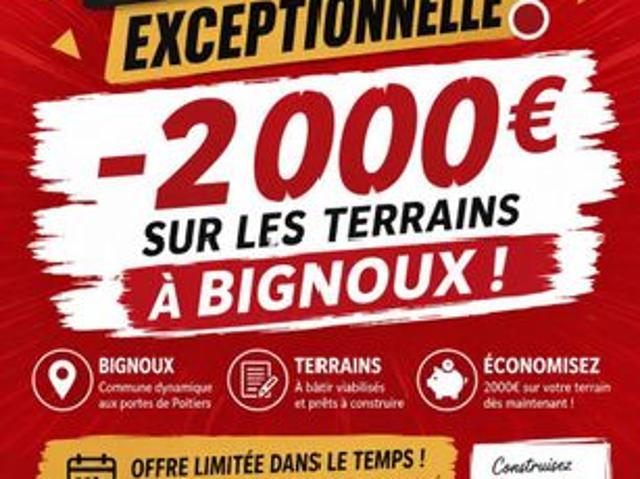 Maison 82 m² avec terrain à BIGNOUX