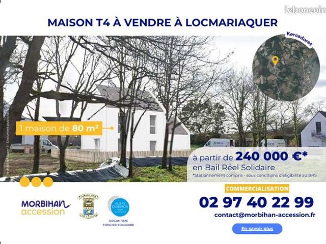 Maison 82 m² Locmariaquer