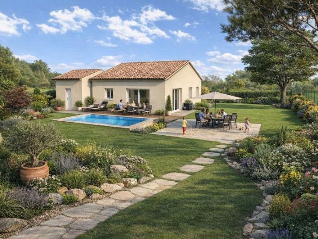 Maison 84 m² avec terrain à CAMPS LA SOURCE 83