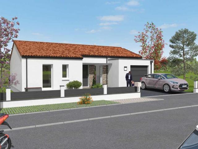 Maison 85 m² 3 chambres + Terrain de 400 m² à La Roche sur Yon