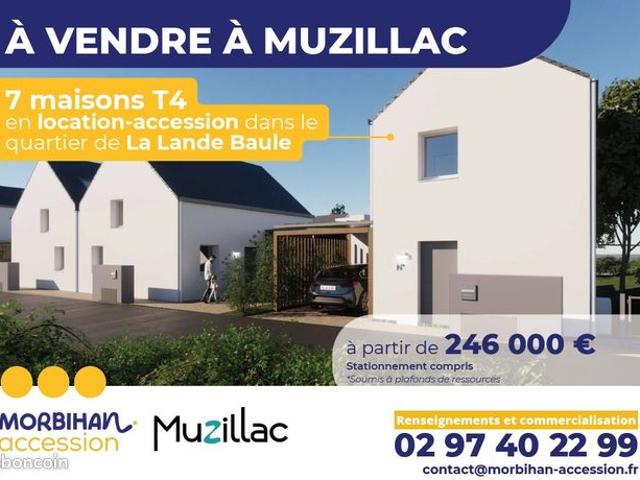 Maison 88 m² Muzillac