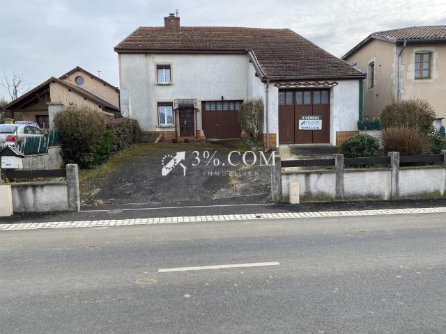 maison 88m2 2 ch.+ plateau dépendances, garage, jardin 786m2