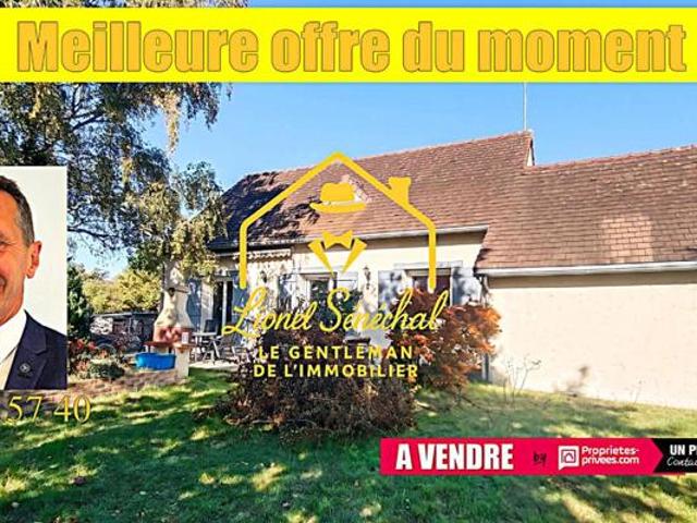 Maison 8 pièces de 135 m2 habitables avec un sous sol complet sur une parcelle de plus de 1 700 m2