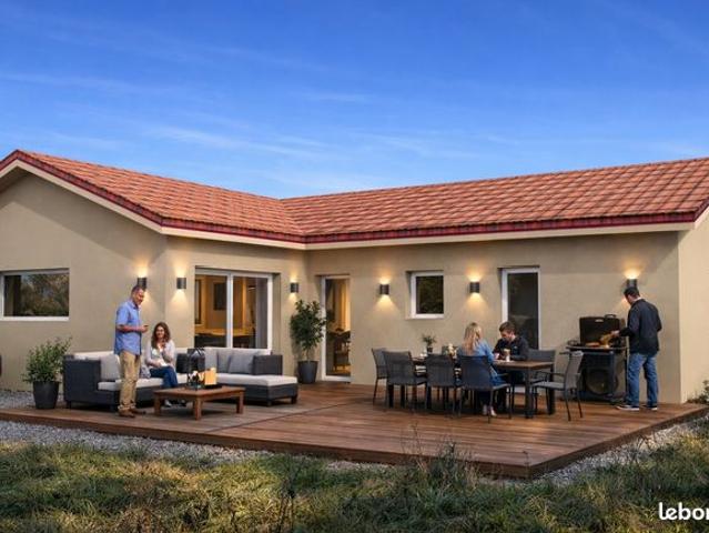Maison 90 m² + terrain 440 m² à PIZANCON 26