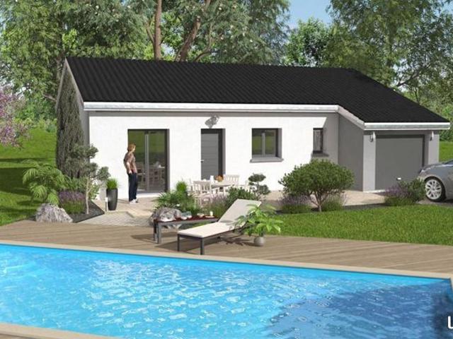 Maison 90 m² avec terrain à DAGNEUX 01