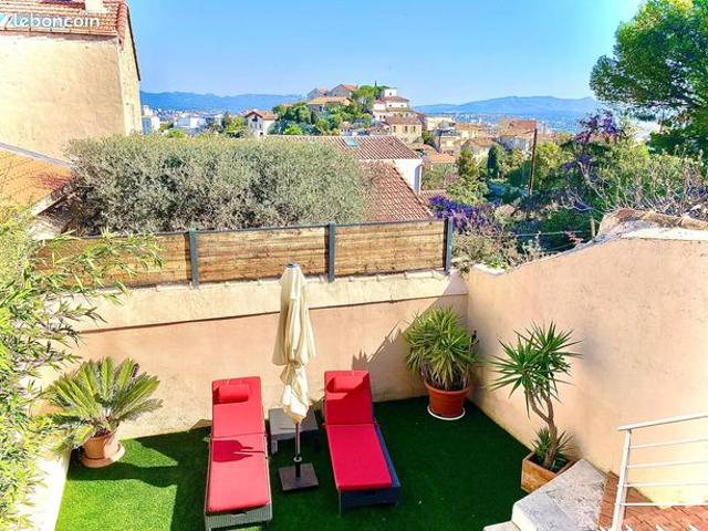 Maison 90m² Roucas Blanc – Jardin, terrasse, garage + vue ND de la Garde