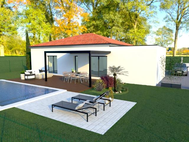 Maison 90M² terrain 500M²