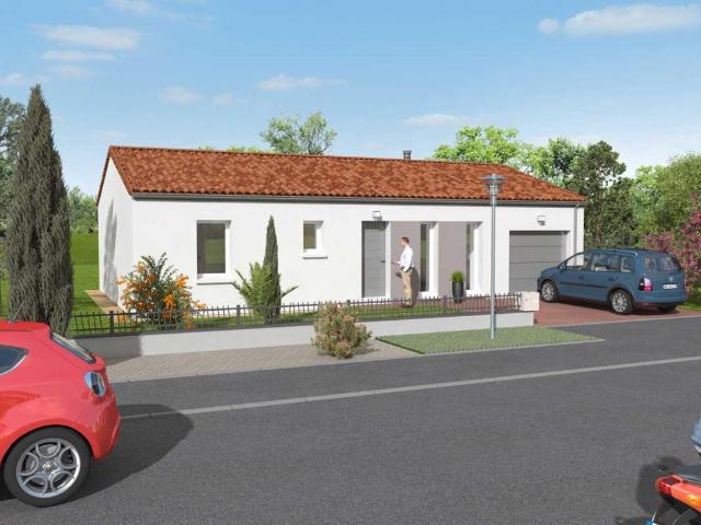 Maison 91 m² 4 pièces + Terrain de 483 m² à SAINT GERVAIS